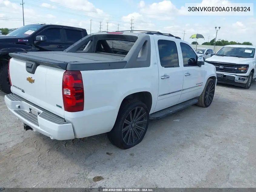 2010 Chevrolet Avalanche 1500 Ltz VIN: 3GNVKGE00AG168324 Lot: 45531985