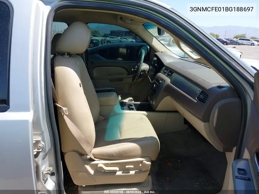 2011 Chevrolet Avalanche 1500 Lt1 VIN: 3GNMCFE01BG188697 Lot: 45300166