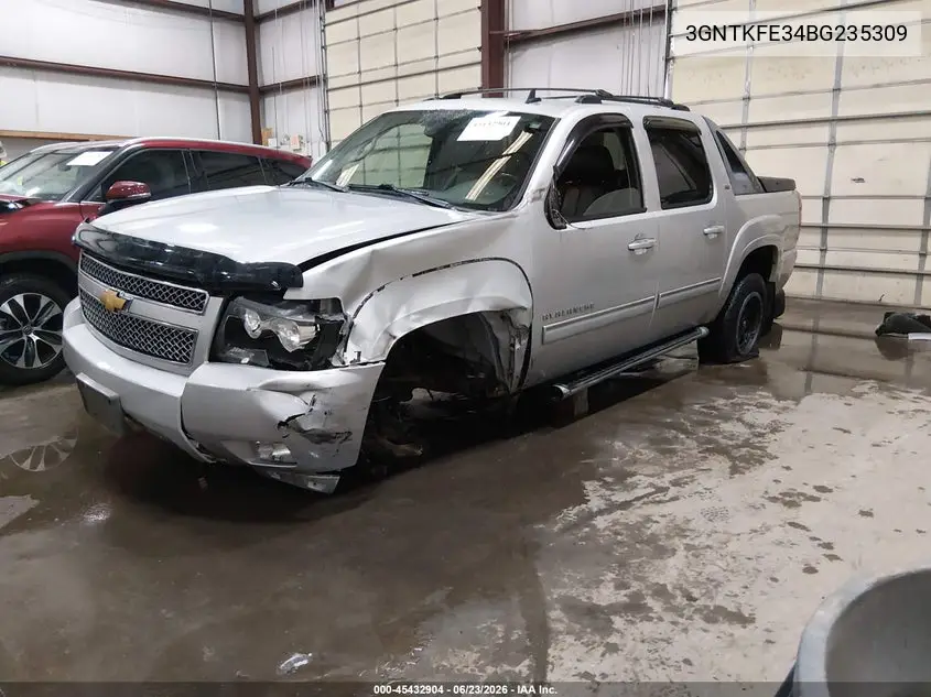 2011 Chevrolet Avalanche 1500 Lt1 VIN: 3GNTKFE34BG235309 Lot: 45432904