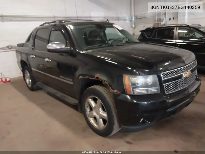 2011 Chevrolet Avalanche 1500 Ltz VIN: 3GNTKGE37BG140359 Lot: 45462819