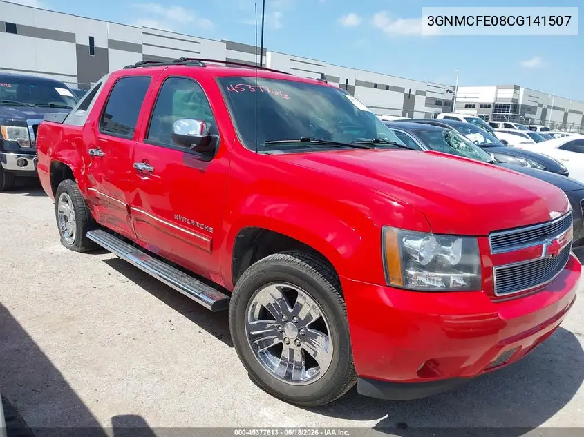 2012 Chevrolet Avalanche Lt VIN: 3GNMCFE08CG141507 Lot: 45377613