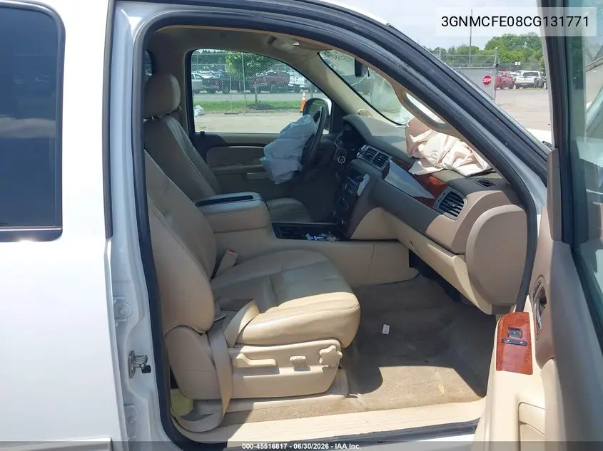 2012 Chevrolet Avalanche Lt VIN: 3GNMCFE08CG131771 Lot: 45516817