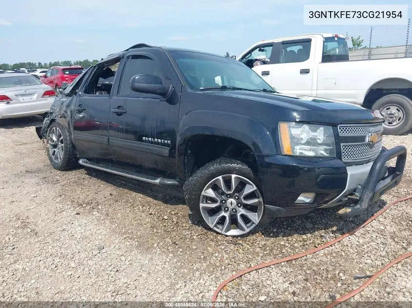 2012 Chevrolet Avalanche Lt VIN: 3GNTKFE73CG219543 Lot: 45549524