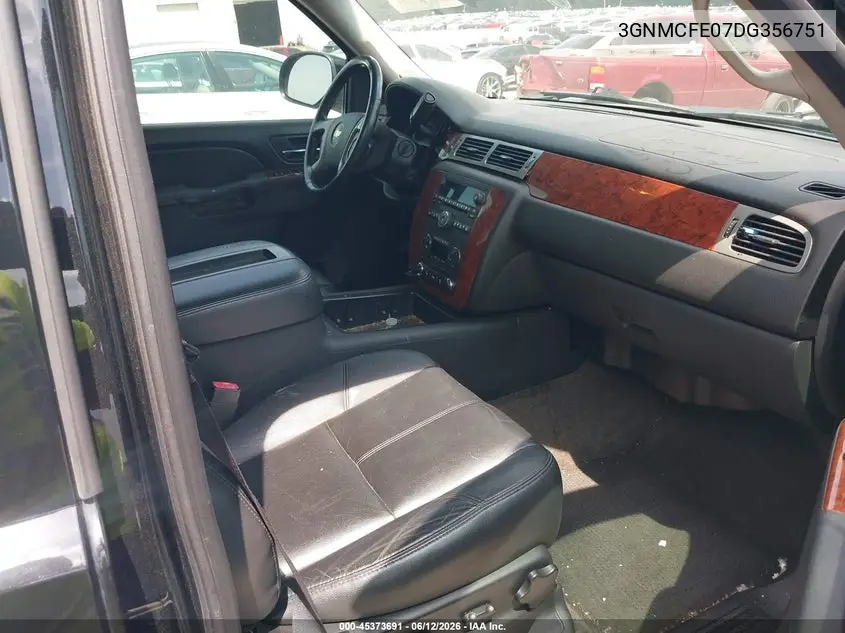 2013 Chevrolet Avalanche Lt VIN: 3GNMCFE07DG356751 Lot: 45373691