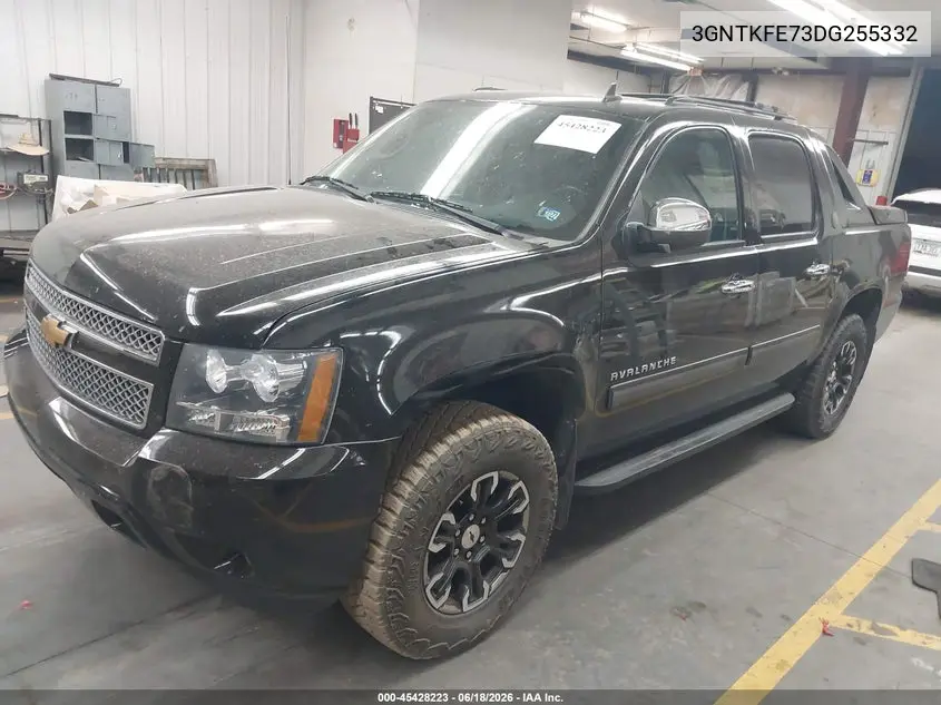2013 Chevrolet Avalanche Lt VIN: 3GNTKFE73DG255332 Lot: 45428223