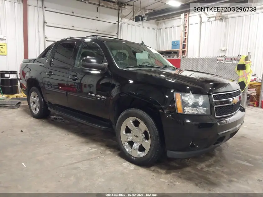 2013 Chevrolet Avalanche Ls VIN: 3GNTKEE72DG296738 Lot: 45494030