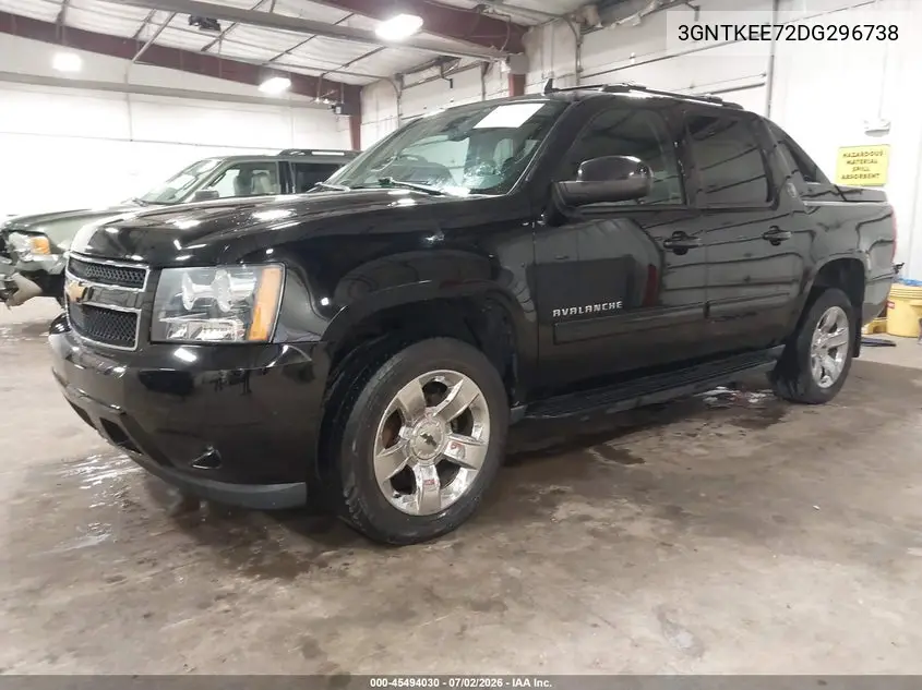 2013 Chevrolet Avalanche Ls VIN: 3GNTKEE72DG296738 Lot: 45494030