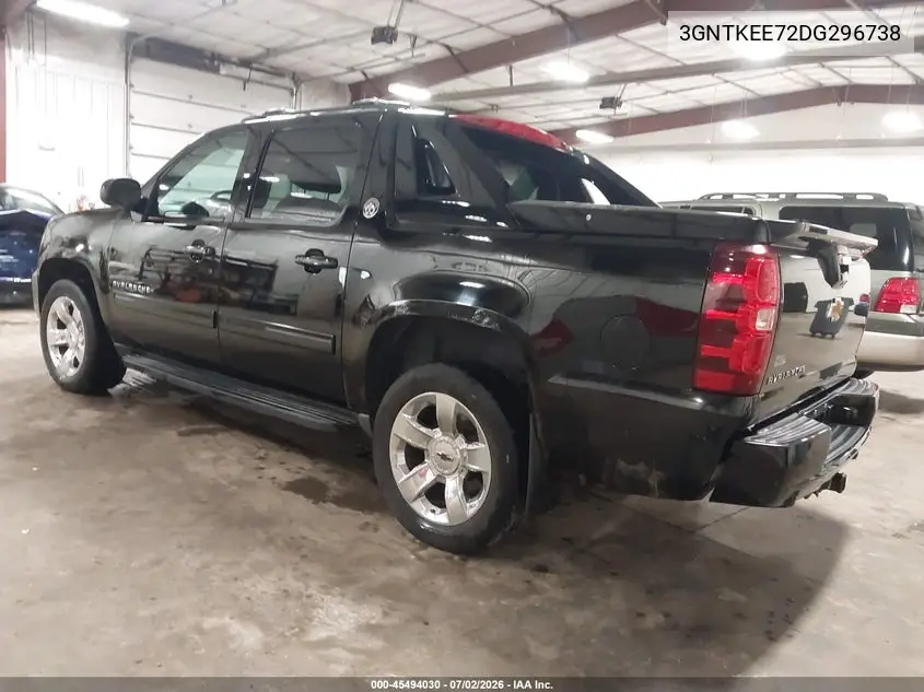 2013 Chevrolet Avalanche Ls VIN: 3GNTKEE72DG296738 Lot: 45494030