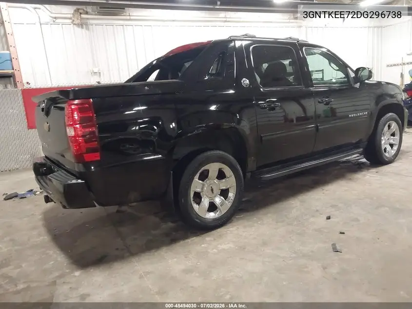 2013 Chevrolet Avalanche Ls VIN: 3GNTKEE72DG296738 Lot: 45494030