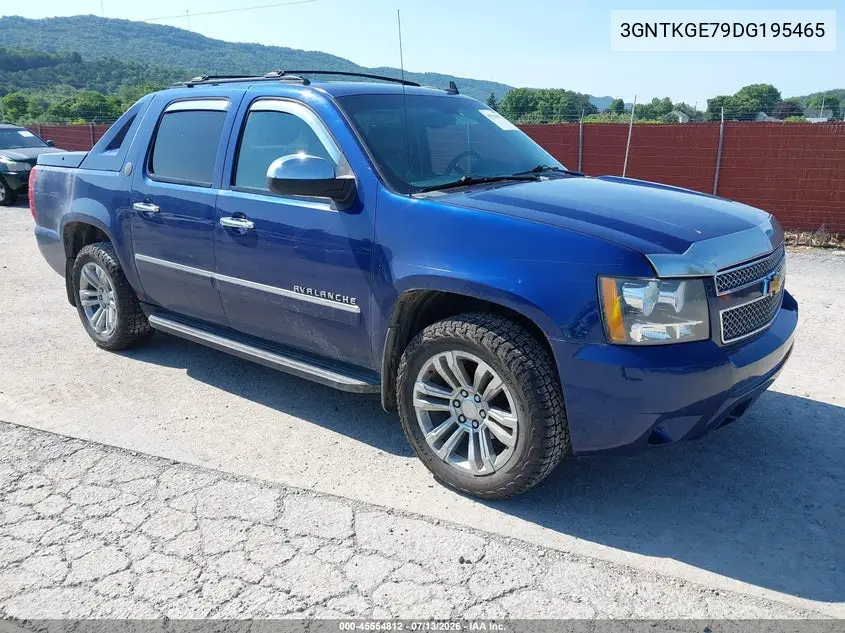 2013 Chevrolet Avalanche Ltz VIN: 3GNTKGE79DG195465 Lot: 45554812