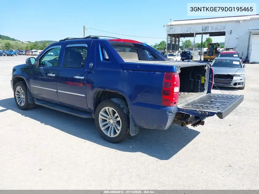 2013 Chevrolet Avalanche Ltz VIN: 3GNTKGE79DG195465 Lot: 45554812