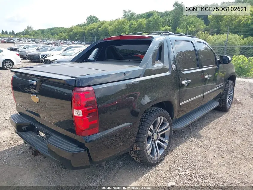 2013 Chevrolet Avalanche Ltz VIN: 3GNTKGE75DG102621 Lot: 45673639