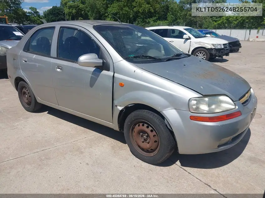 2004 Chevrolet Aveo VIN: KL1TD52624B255704 Lot: 45368769