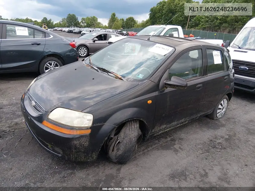2004 Chevrolet Aveo Ls VIN: KL1TJ62624B236696 Lot: 45478624
