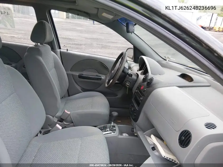 2004 Chevrolet Aveo Ls VIN: KL1TJ62624B236696 Lot: 45478624