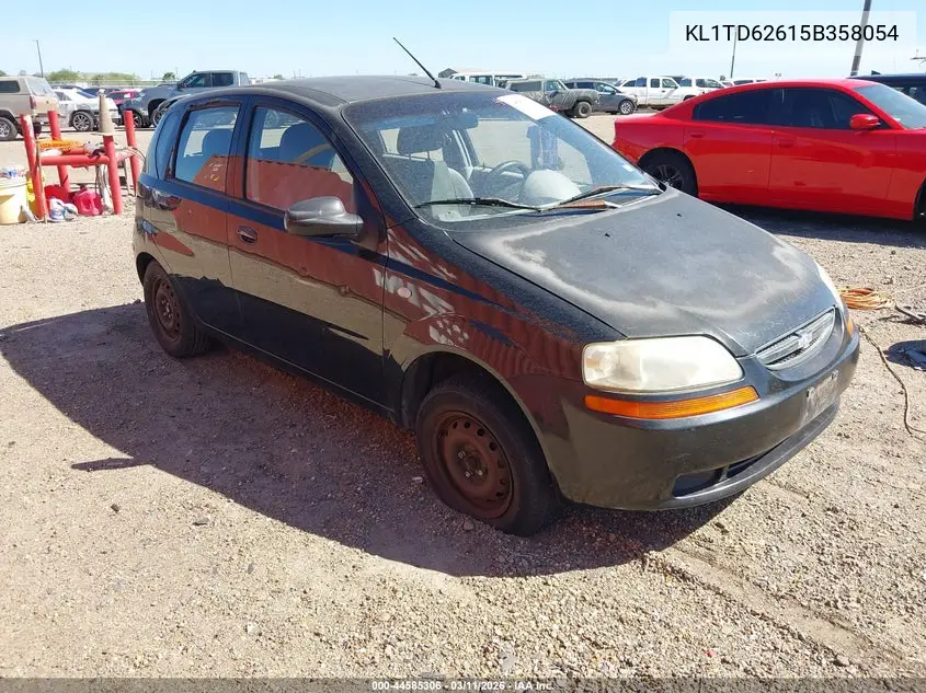 2005 Chevrolet Aveo Ls VIN: KL1TD62615B358054 Lot: 44585306