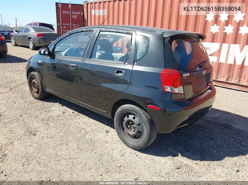 2005 Chevrolet Aveo Ls VIN: KL1TD62615B358054 Lot: 44585306