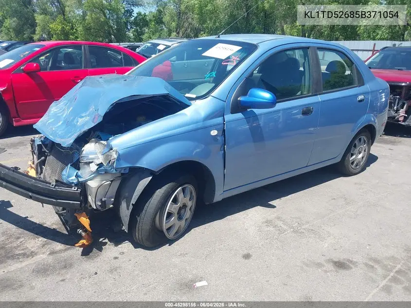 2005 Chevrolet Aveo Ls VIN: KL1TD52685B371054 Lot: 45298156
