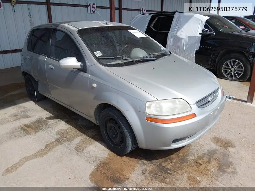 2005 Chevrolet Aveo Ls VIN: KL1TD62695B375779 Lot: 45605320