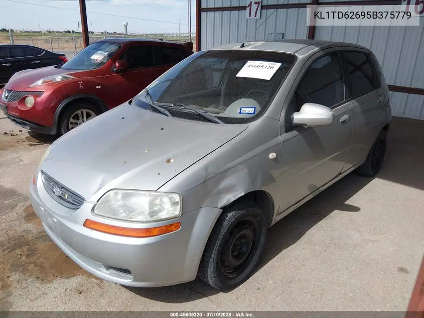 2005 Chevrolet Aveo Ls VIN: KL1TD62695B375779 Lot: 45605320