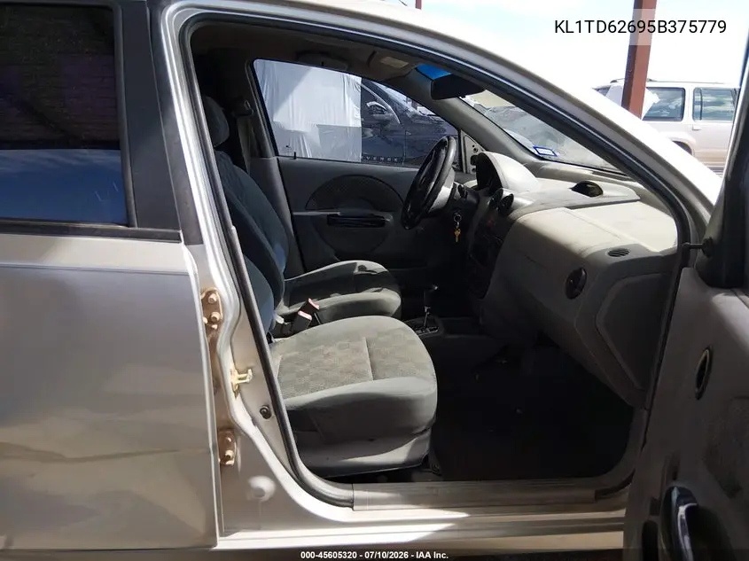 2005 Chevrolet Aveo Ls VIN: KL1TD62695B375779 Lot: 45605320