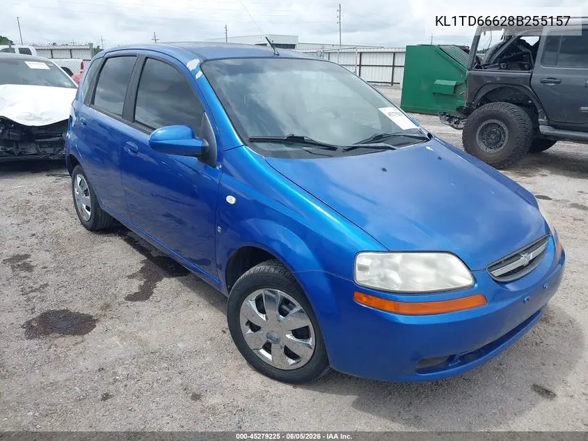 2008 Chevrolet Aveo 5 Ls VIN: KL1TD66628B255157 Lot: 45279225