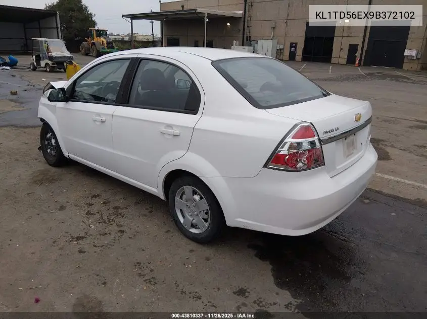 2009 Chevrolet Aveo Lt VIN: KL1TD56EX9B372102 Lot: 43810337