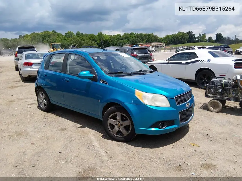 2009 Chevrolet Aveo Lt VIN: KL1TD66E79B315264 Lot: 45223043
