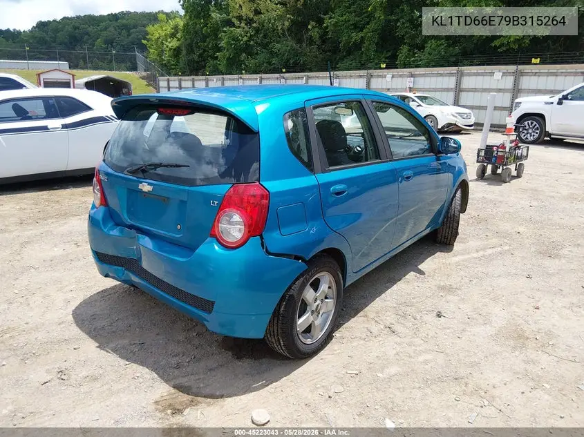 2009 Chevrolet Aveo Lt VIN: KL1TD66E79B315264 Lot: 45223043