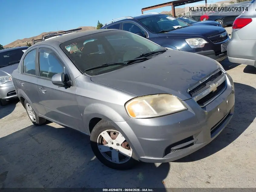 2009 Chevrolet Aveo Lt VIN: KL1TD56E69B609314 Lot: 45294878