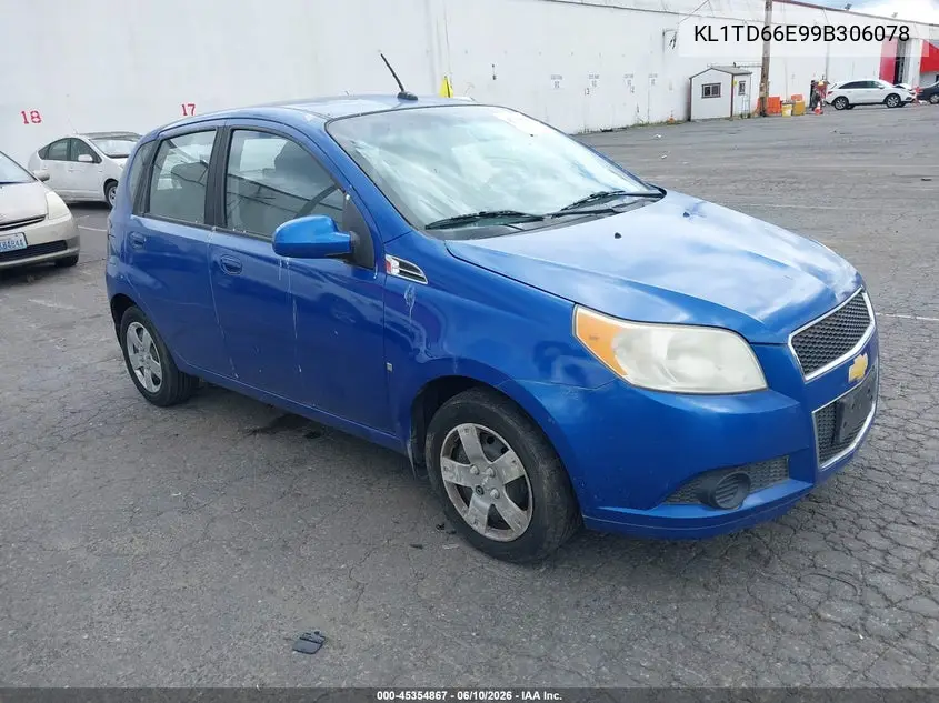 2009 Chevrolet Aveo Lt VIN: KL1TD66E99B306078 Lot: 45354867