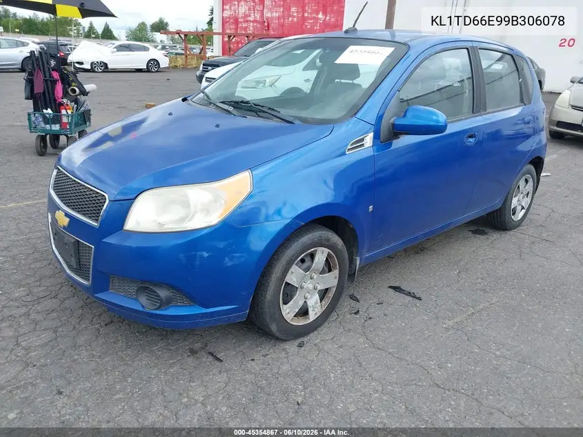2009 Chevrolet Aveo Lt VIN: KL1TD66E99B306078 Lot: 45354867