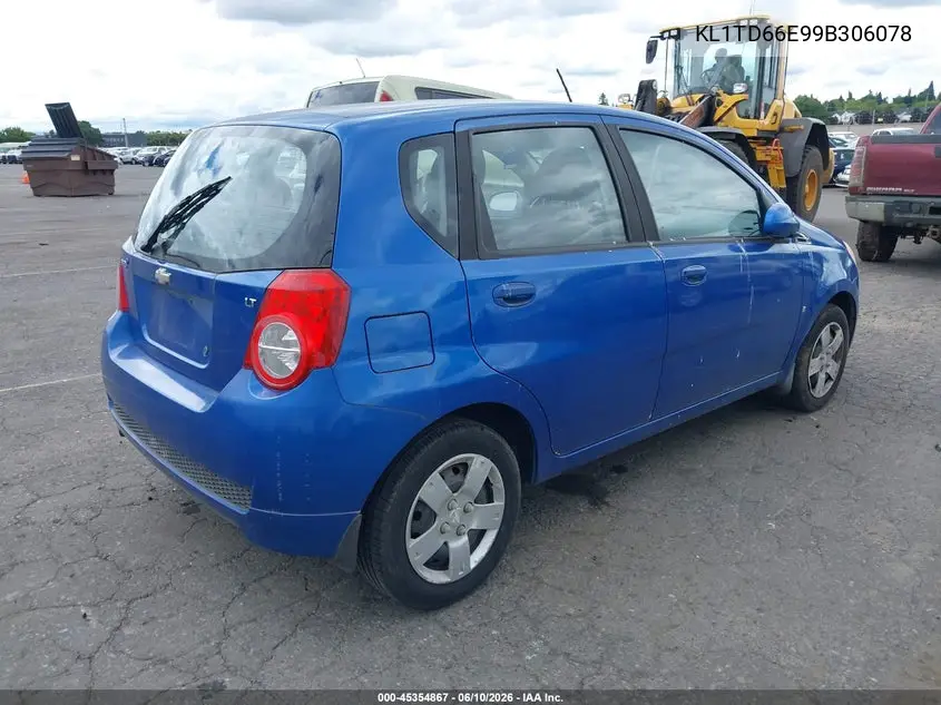 2009 Chevrolet Aveo Lt VIN: KL1TD66E99B306078 Lot: 45354867