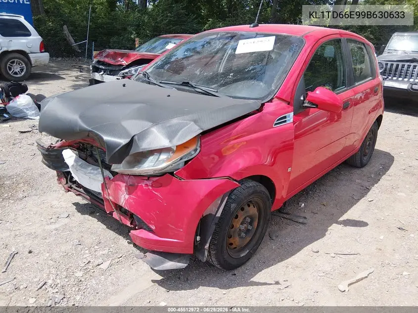 2009 Chevrolet Aveo Lt VIN: KL1TD66E99B630633 Lot: 45512972