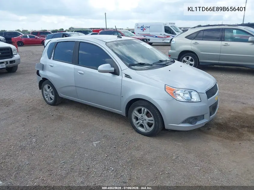 2009 Chevrolet Aveo Lt VIN: KL1TD66E89B656401 Lot: 45525639