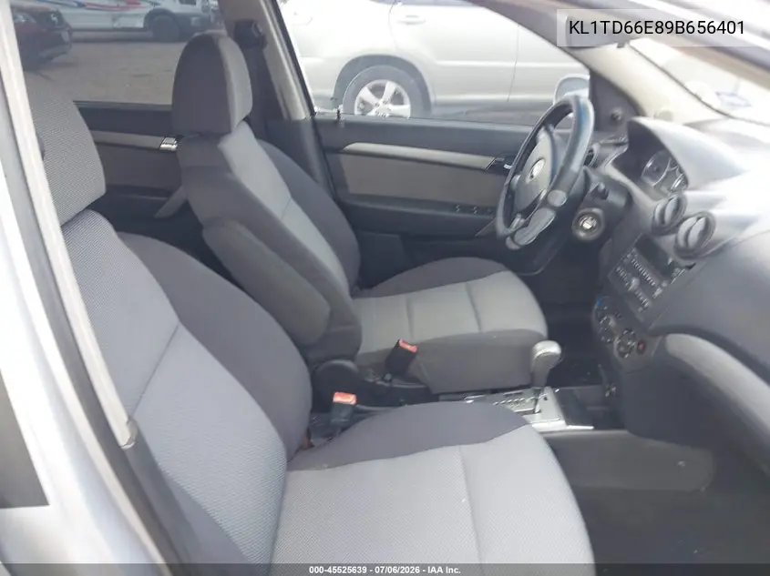 2009 Chevrolet Aveo Lt VIN: KL1TD66E89B656401 Lot: 45525639