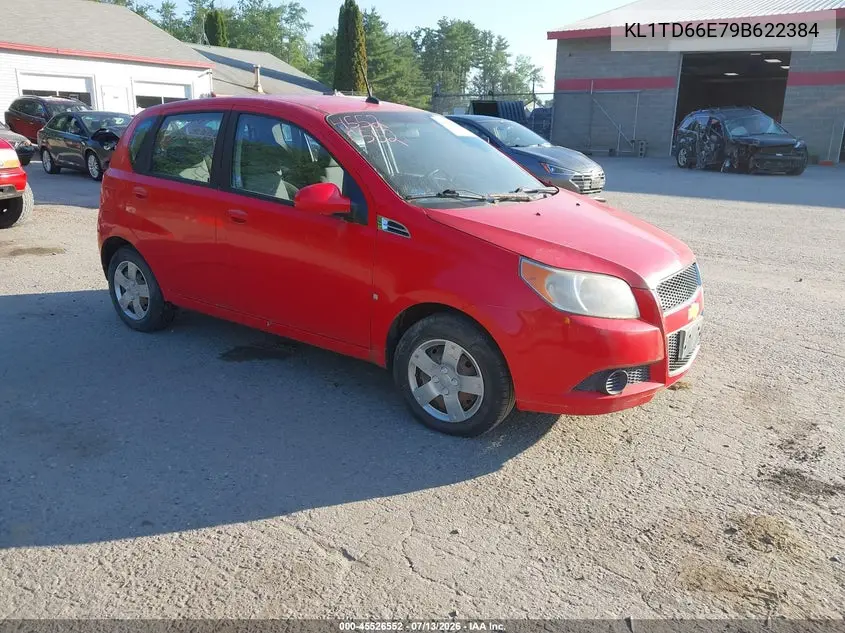 2009 Chevrolet Aveo Lt VIN: KL1TD66E79B622384 Lot: 45526552