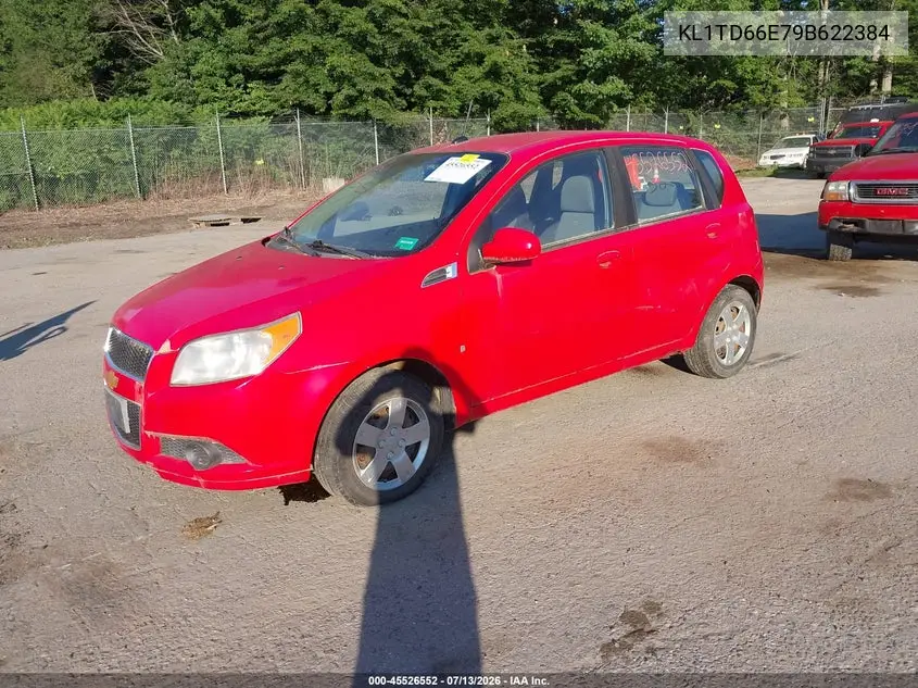 2009 Chevrolet Aveo Lt VIN: KL1TD66E79B622384 Lot: 45526552