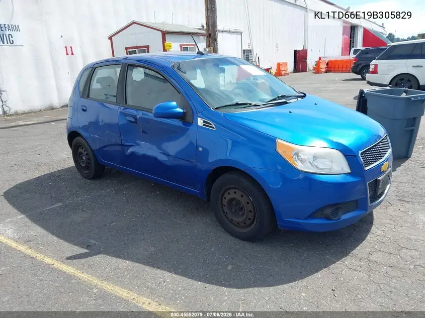 2009 Chevrolet Aveo Lt VIN: KL1TD66E19B305829 Lot: 45552079