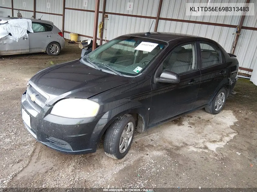 2009 Chevrolet Aveo Lt VIN: KL1TD56E69B313483 Lot: 45602445