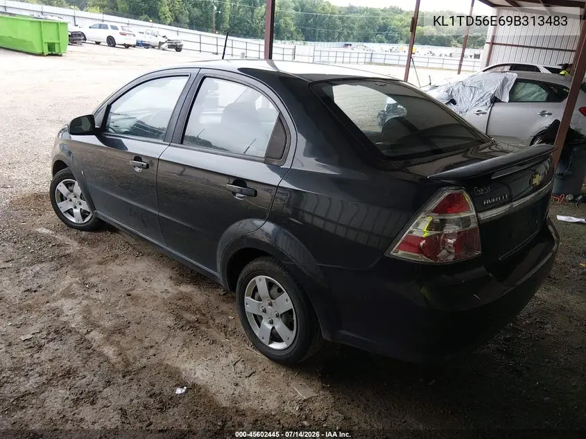 2009 Chevrolet Aveo Lt VIN: KL1TD56E69B313483 Lot: 45602445