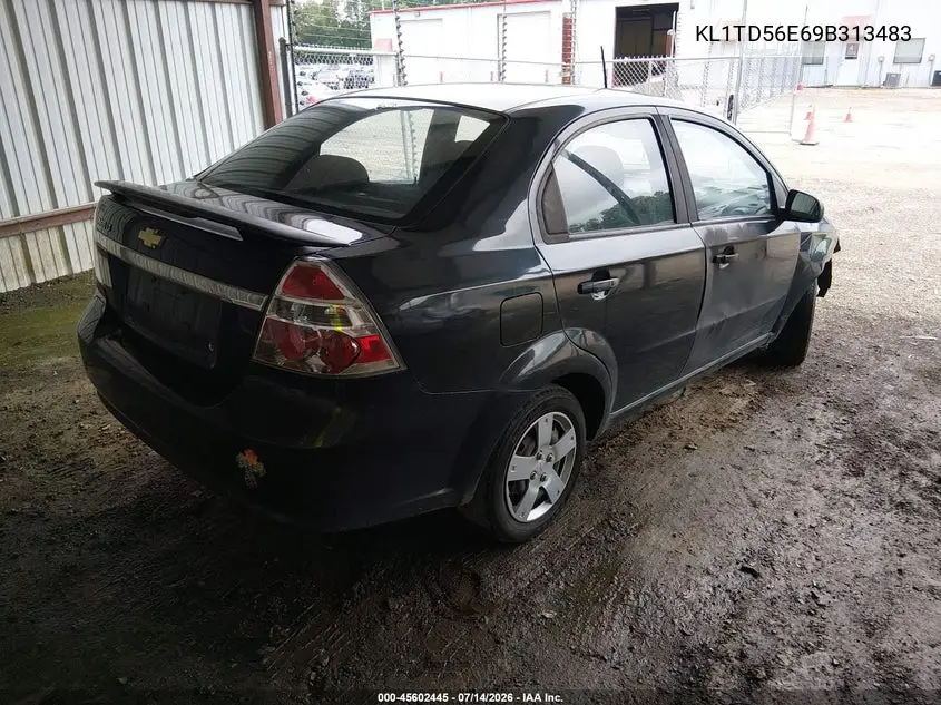 2009 Chevrolet Aveo Lt VIN: KL1TD56E69B313483 Lot: 45602445