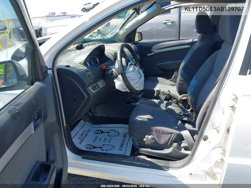 2010 Chevrolet Aveo Lt VIN: KL1TD5DE3AB129707 Lot: 45291998
