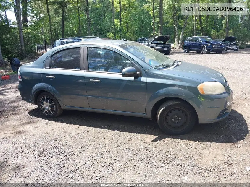2010 Chevrolet Aveo Lt VIN: KL1TD5DE9AB096406 Lot: 45539177
