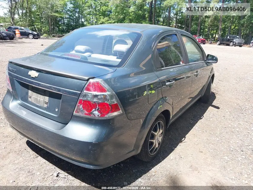 2010 Chevrolet Aveo Lt VIN: KL1TD5DE9AB096406 Lot: 45539177