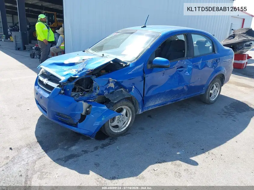 2010 Chevrolet Aveo Ls VIN: KL1TD5DE8AB126155 Lot: 45599124