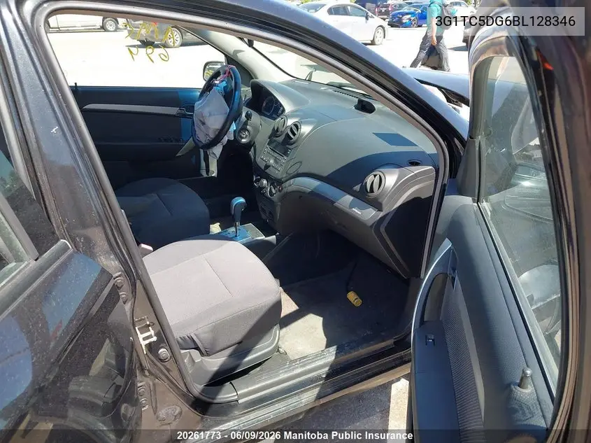 2011 Chevrolet Aveo Ls VIN: 3G1TC5DG6BL128346 Lot: 20261773
