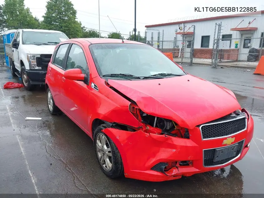 2011 Chevrolet Aveo 2Lt VIN: KL1TG6DE5BB122885 Lot: 45174850