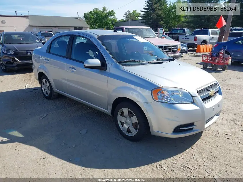 2011 Chevrolet Aveo 1Lt VIN: KL1TD5DE9BB185264 Lot: 45256066