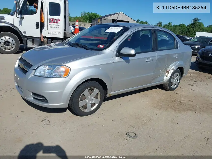 2011 Chevrolet Aveo 1Lt VIN: KL1TD5DE9BB185264 Lot: 45256066
